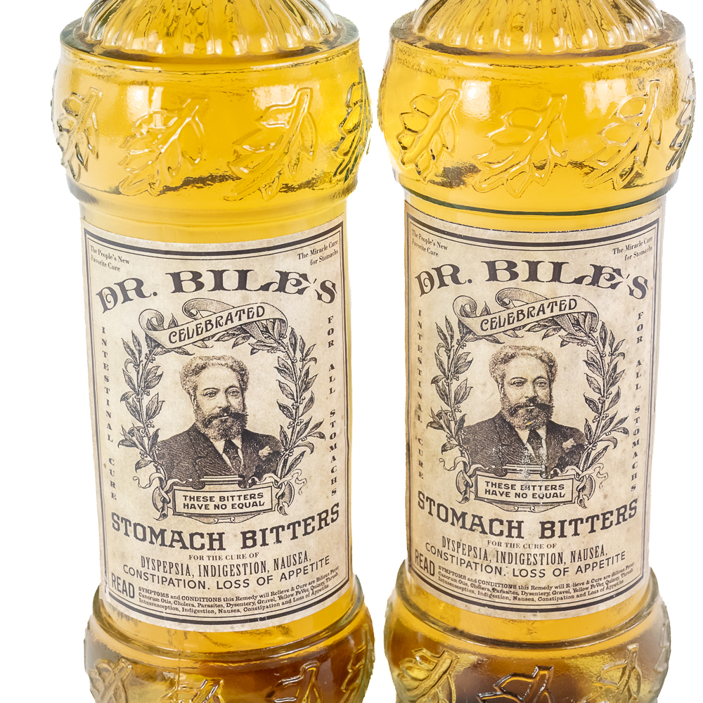 (4) Dr. Biles' Stomach Bitters Medicinal Tonic