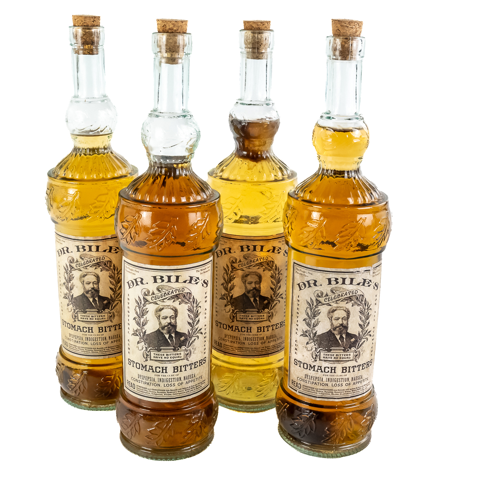 (4) Dr. Biles' Stomach Bitters Medicinal Tonic