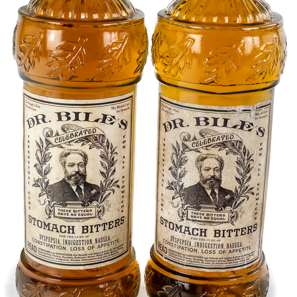 (4) Dr. Biles' Stomach Bitters Medicinal Tonic