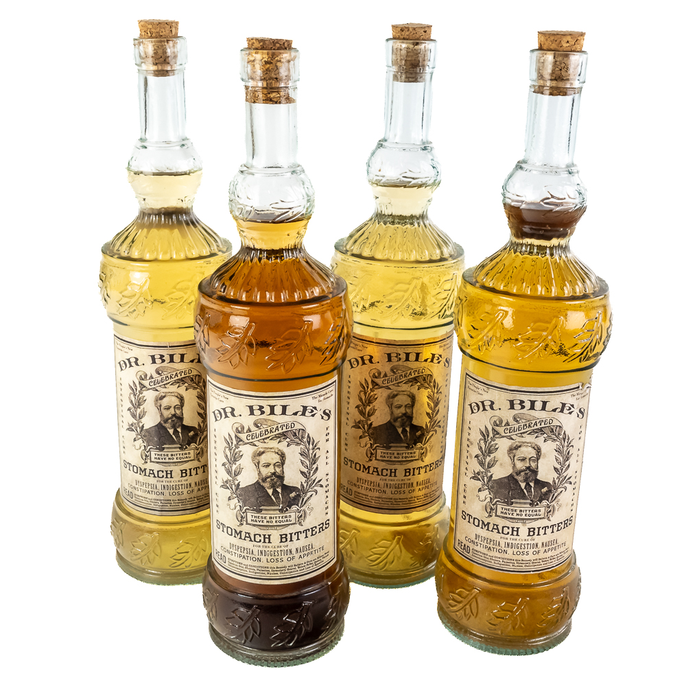 (4) Dr. Biles' Stomach Bitters Medicinal Tonic