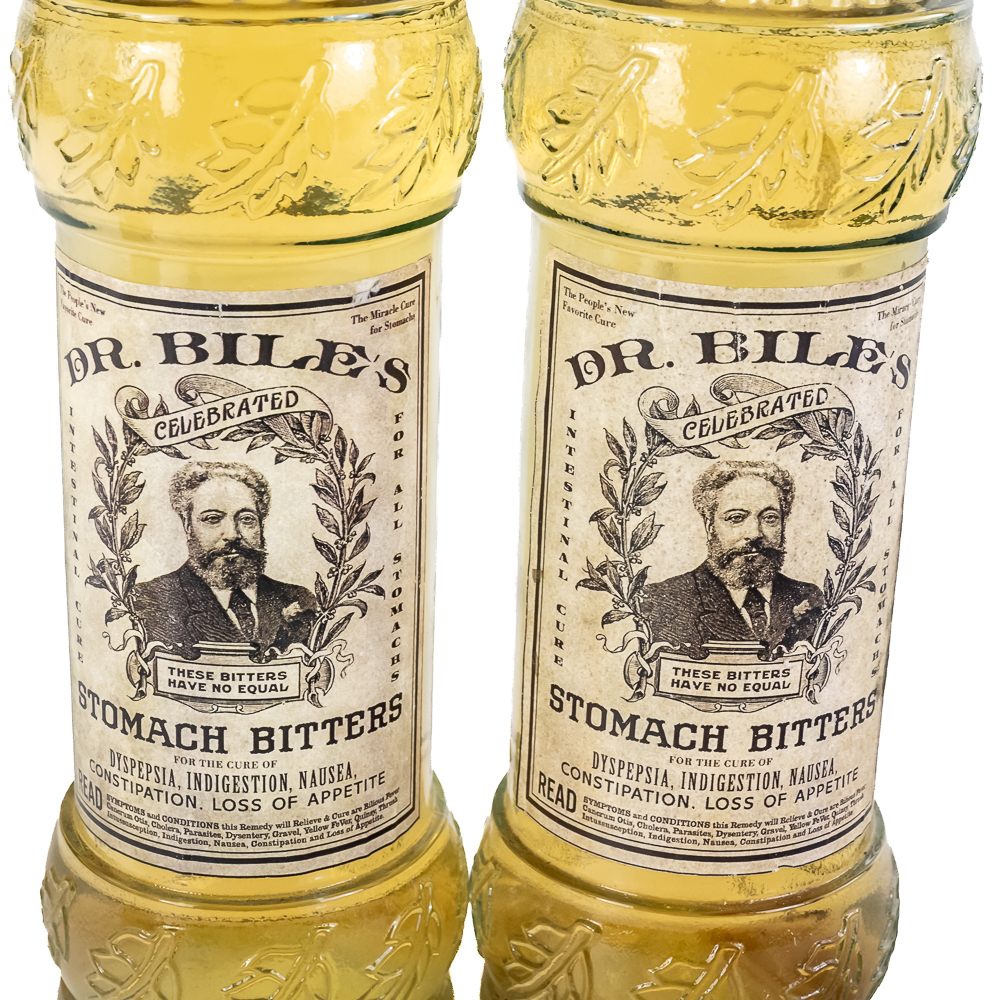 (4) Dr. Biles' Stomach Bitters Medicinal Tonic