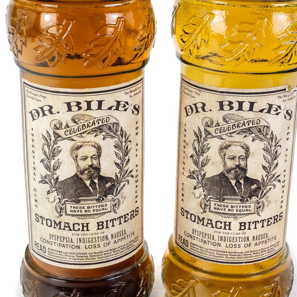 (4) Dr. Biles' Stomach Bitters Medicinal Tonic