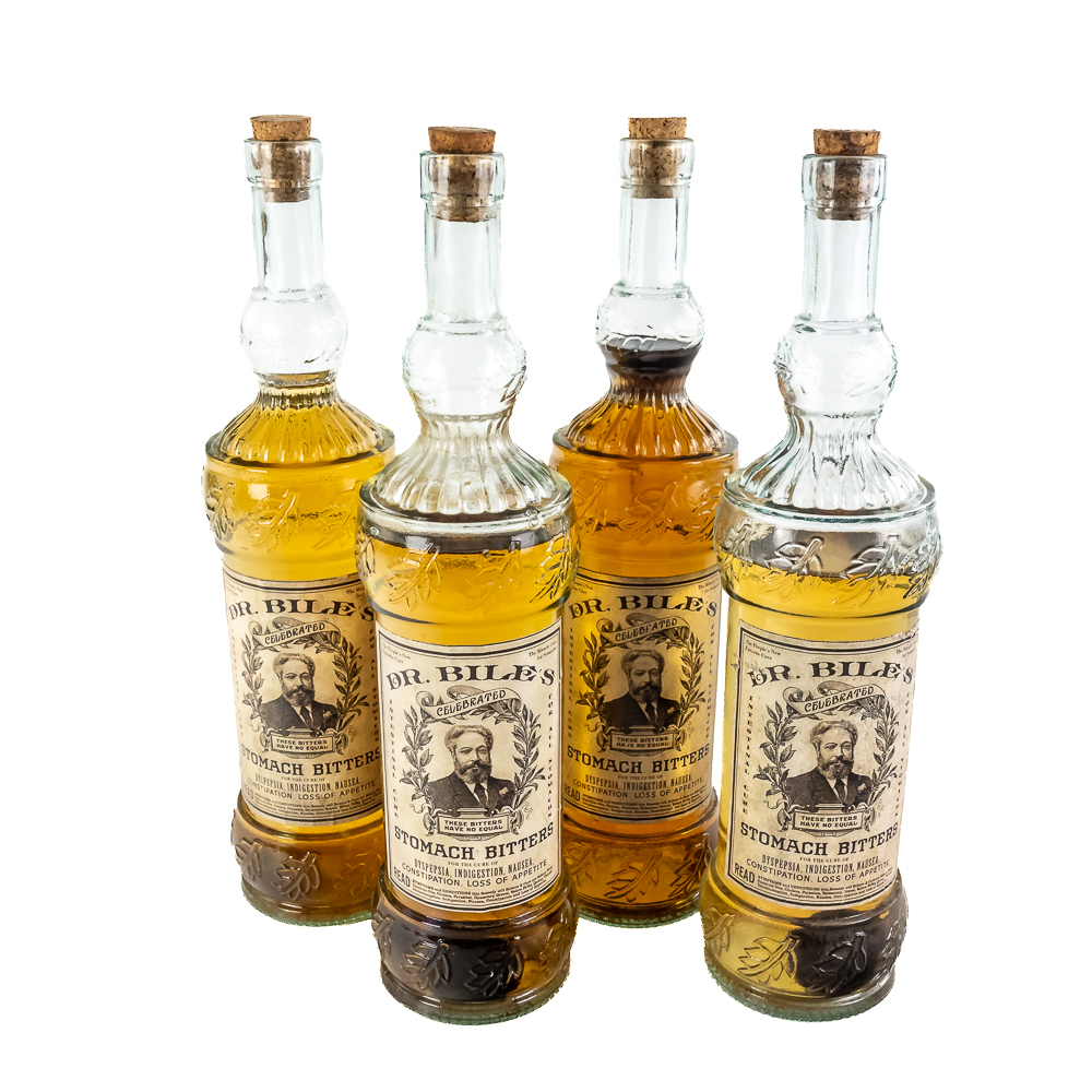 (4) Dr. Biles' Stomach Bitters Medicinal Tonic