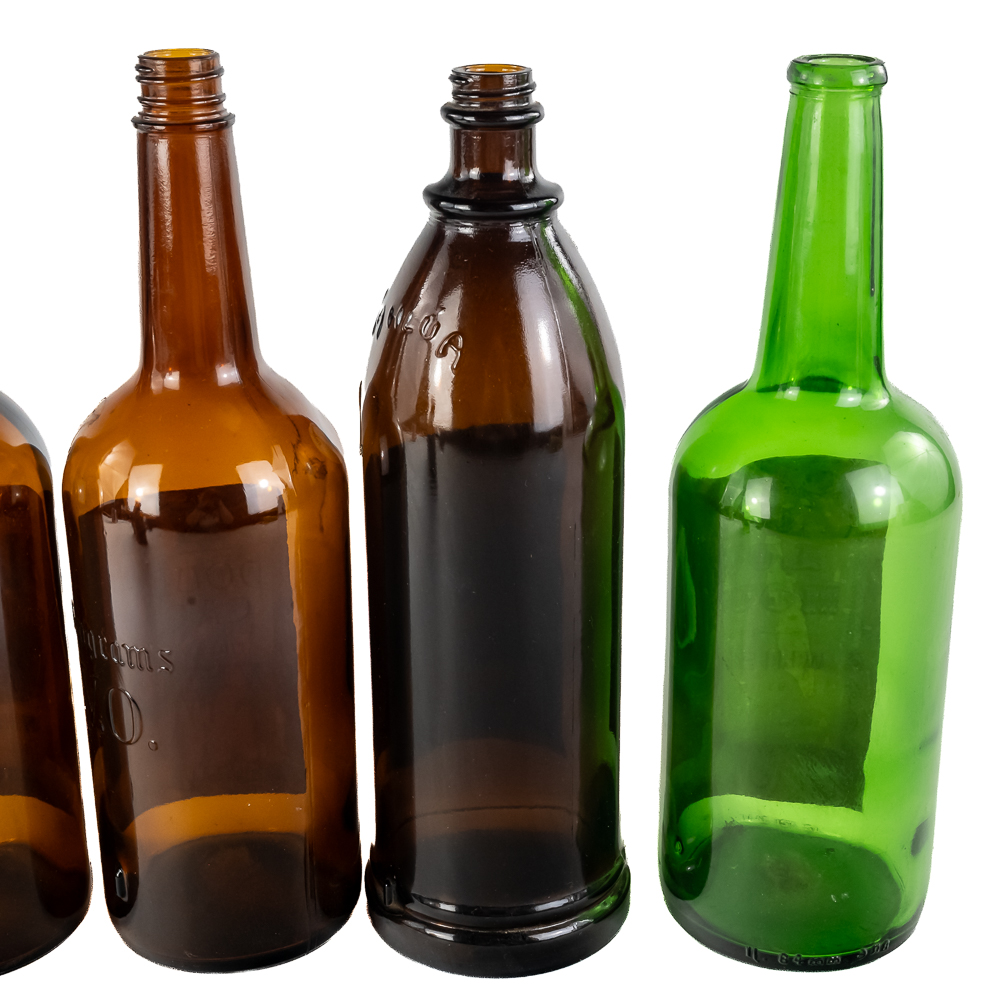 (7) Vintage Whiskey Bottles