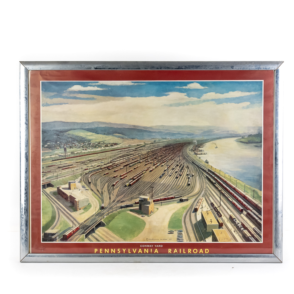 1957 Pennsylvania Railroad Wall Calendar Print