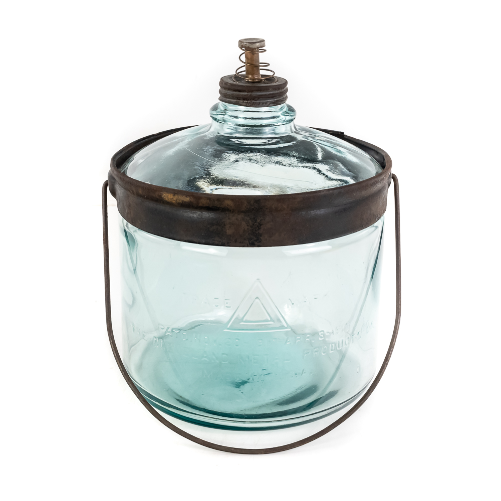 Antique Glass Kerosene Bottle