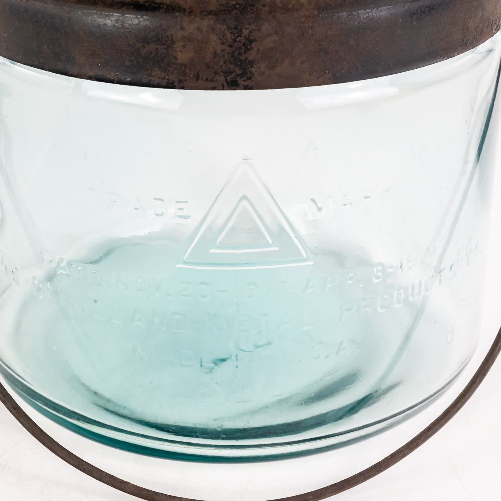 Antique Glass Kerosene Bottle