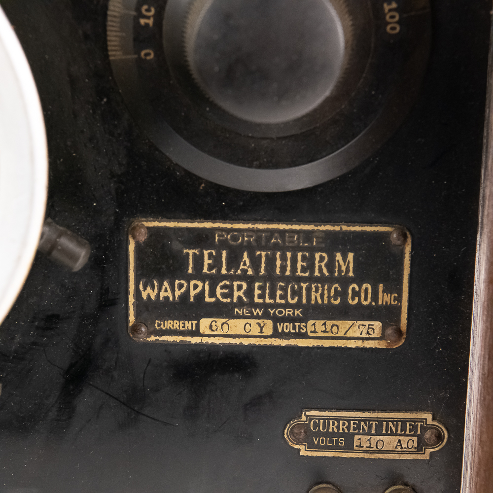 1920's Wappler Telatherm Diathermy Machine