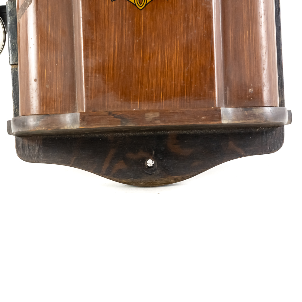 Antique Jydsk Danish Magneto Wall Telephone