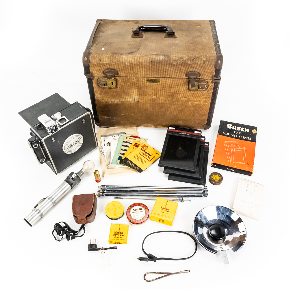 Vintage B&J Press Camera Kit & Accessories