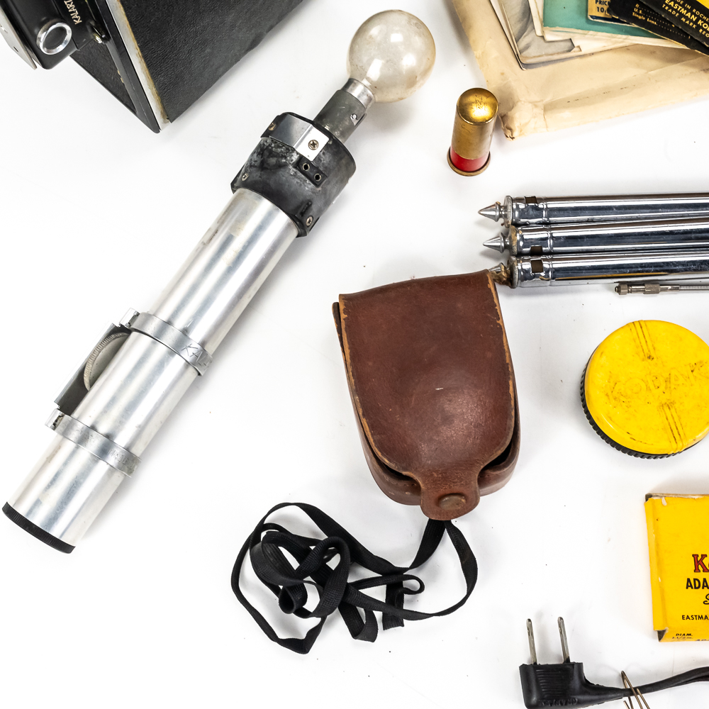 Vintage B&J Press Camera Kit & Accessories