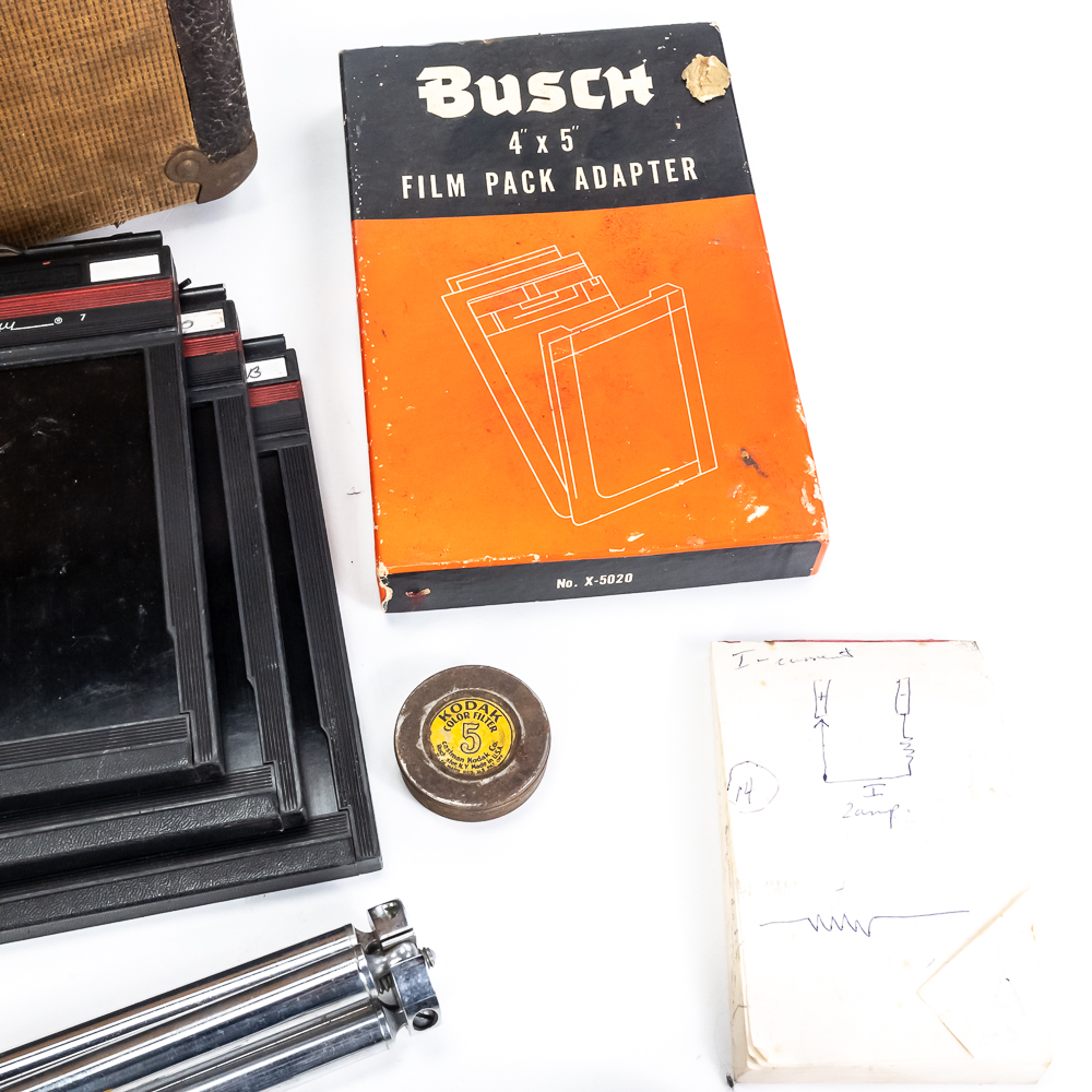 Vintage B&J Press Camera Kit & Accessories