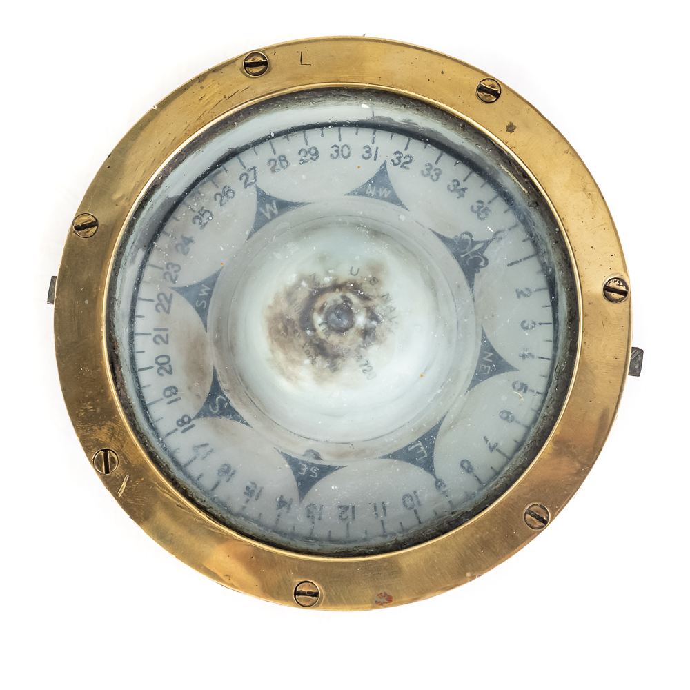 Vintage US Navy Maritime Binnacle Ship Compass