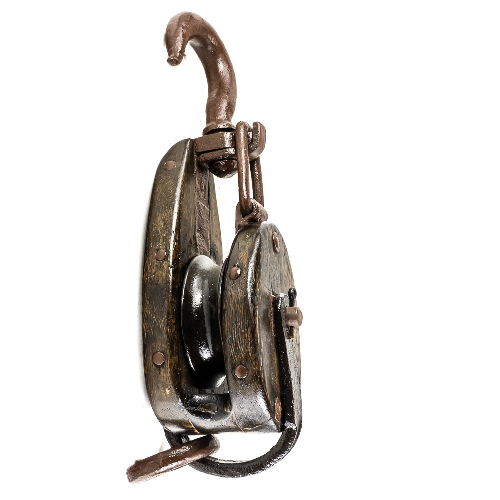 Nautical Maritime 1-Sheave Block and Pulley