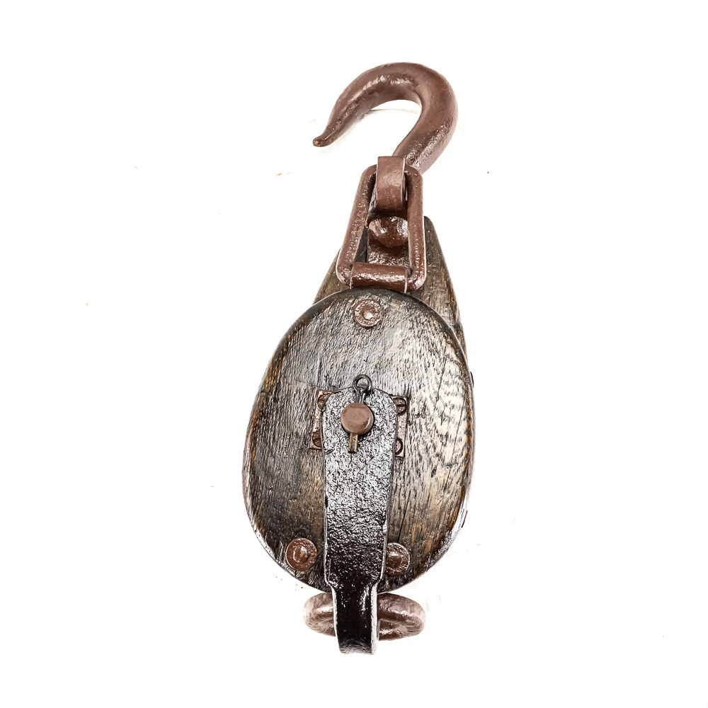 Nautical Maritime 1-Sheave Block and Pulley