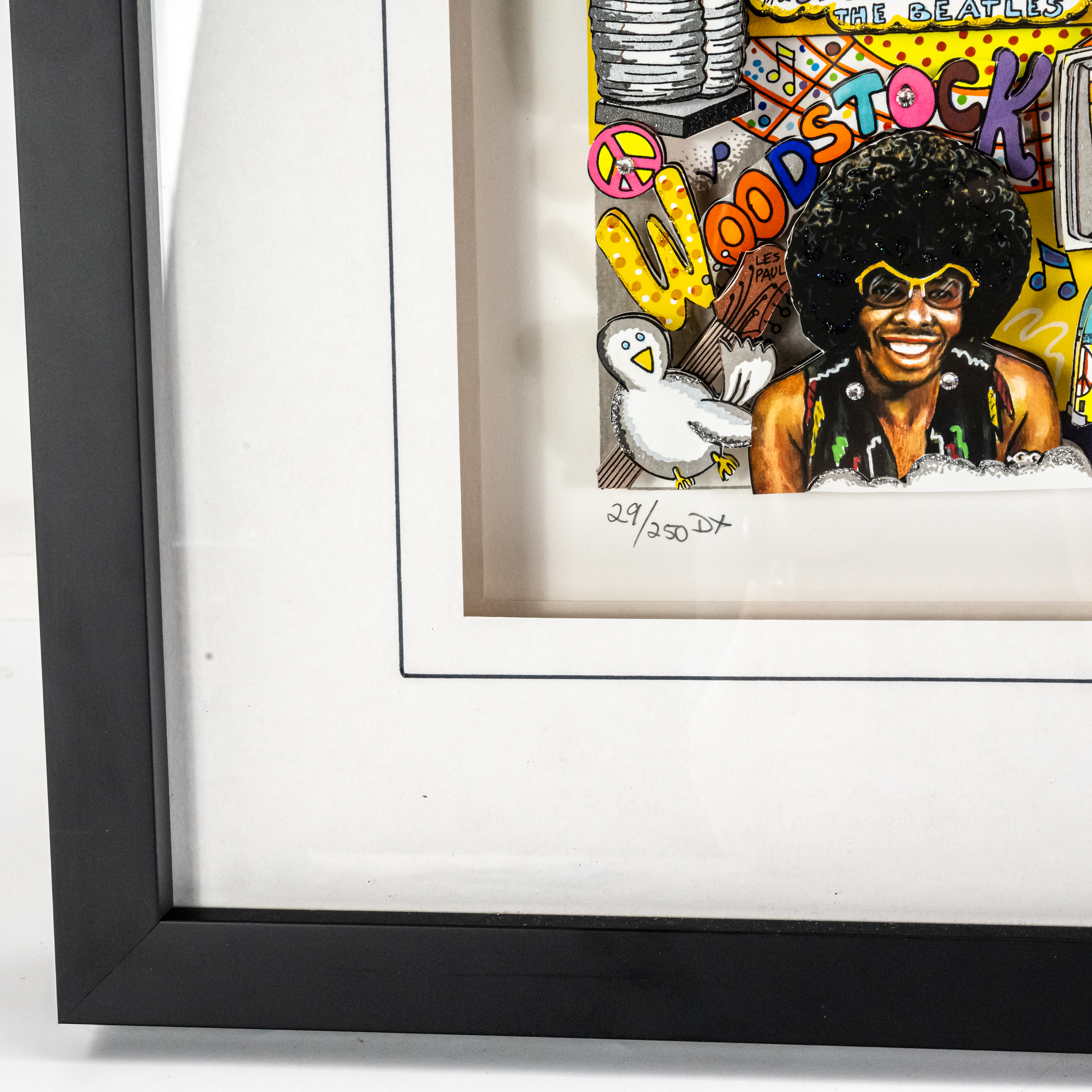 Charles Fazzino Rockin in the 60s Framed 3D Litho