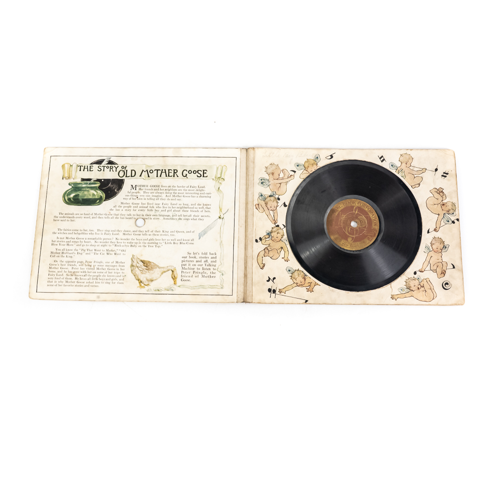 (3) Antique Children's Talking Record Books
