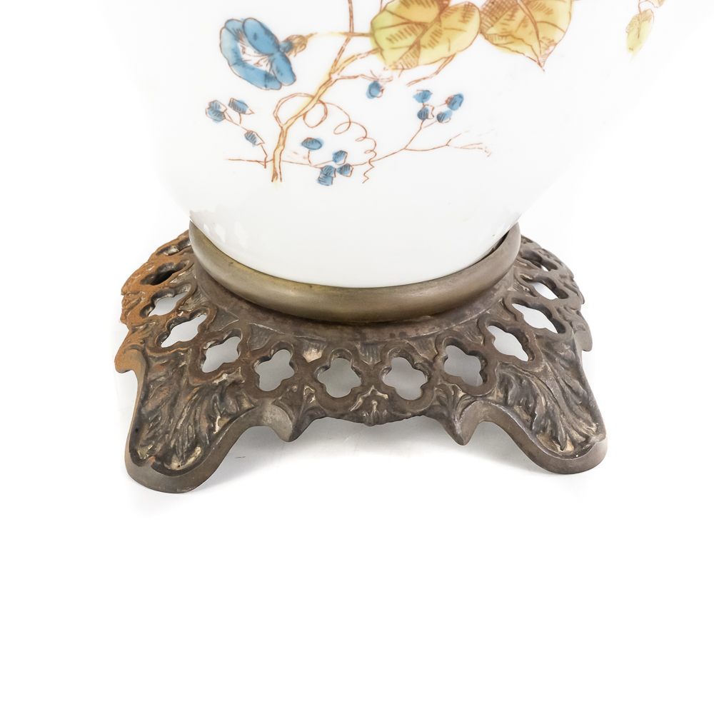 Victorian Gone with the Wind Oil Lamp - Base Only