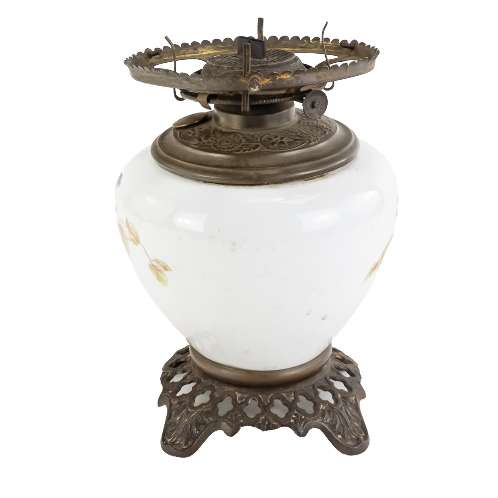 Victorian Gone with the Wind Oil Lamp - Base Only