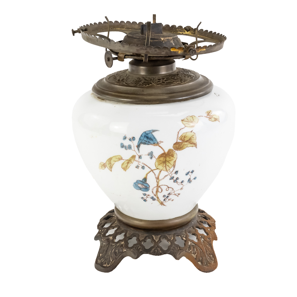 Victorian Gone with the Wind Oil Lamp - Base Only
