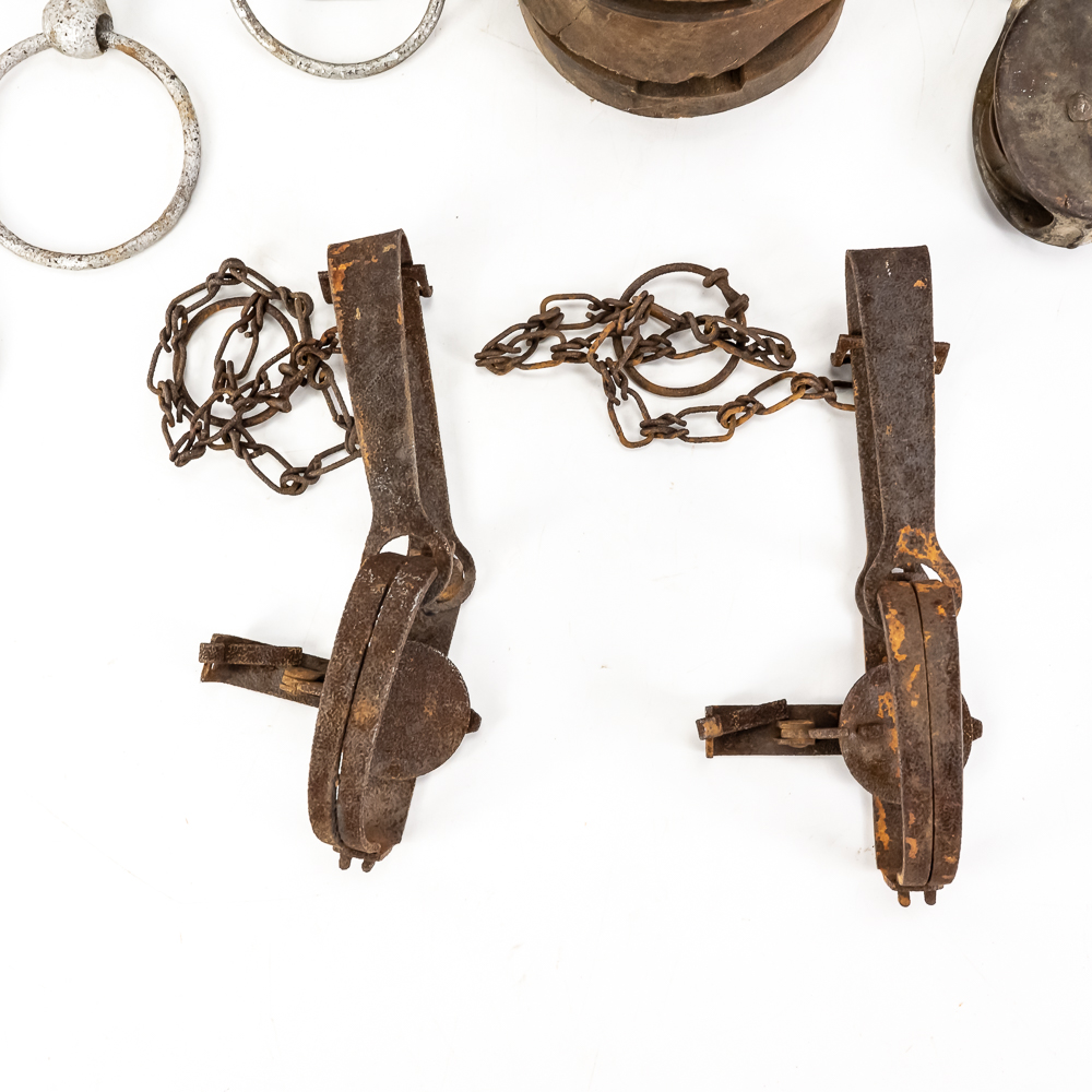 (10) Antique Barn Hardware and Farming Tools