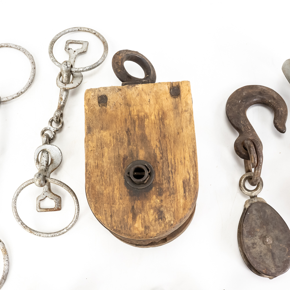 (10) Antique Barn Hardware and Farming Tools