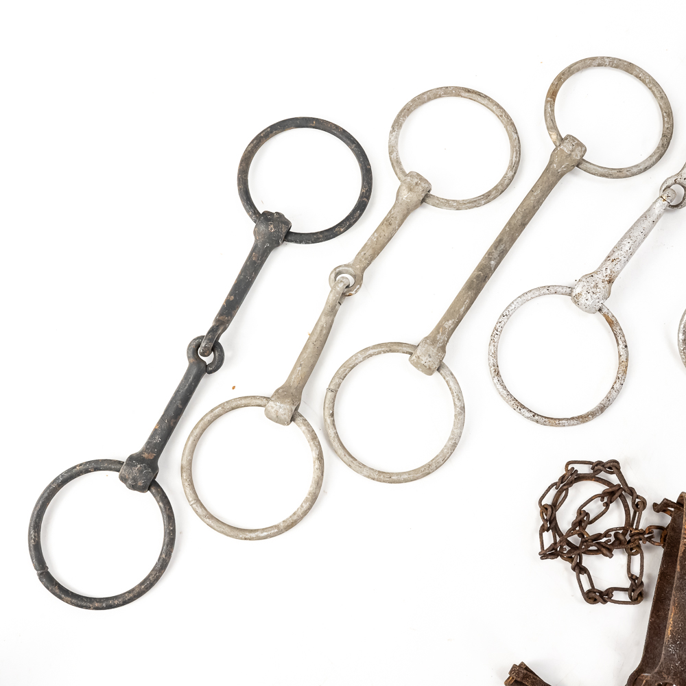 (10) Antique Barn Hardware and Farming Tools