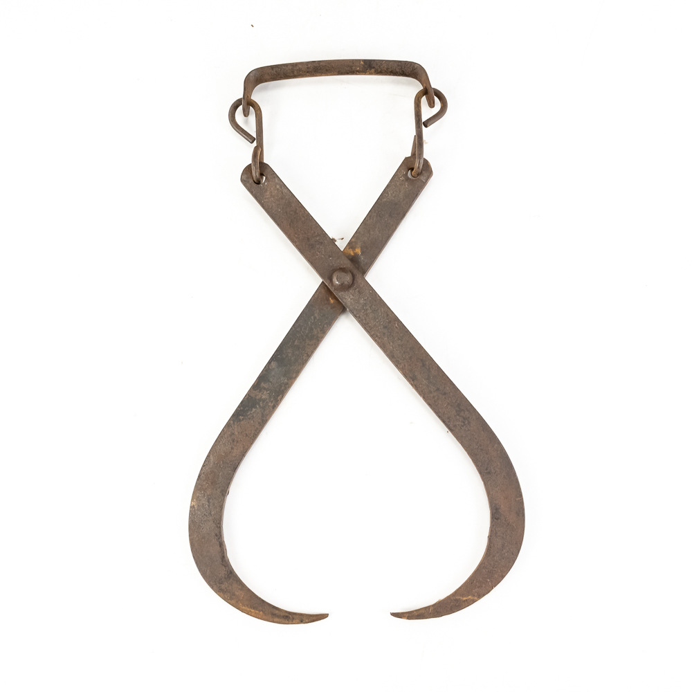 (4) Antique Ice Tongs/Hay Bale Lifters