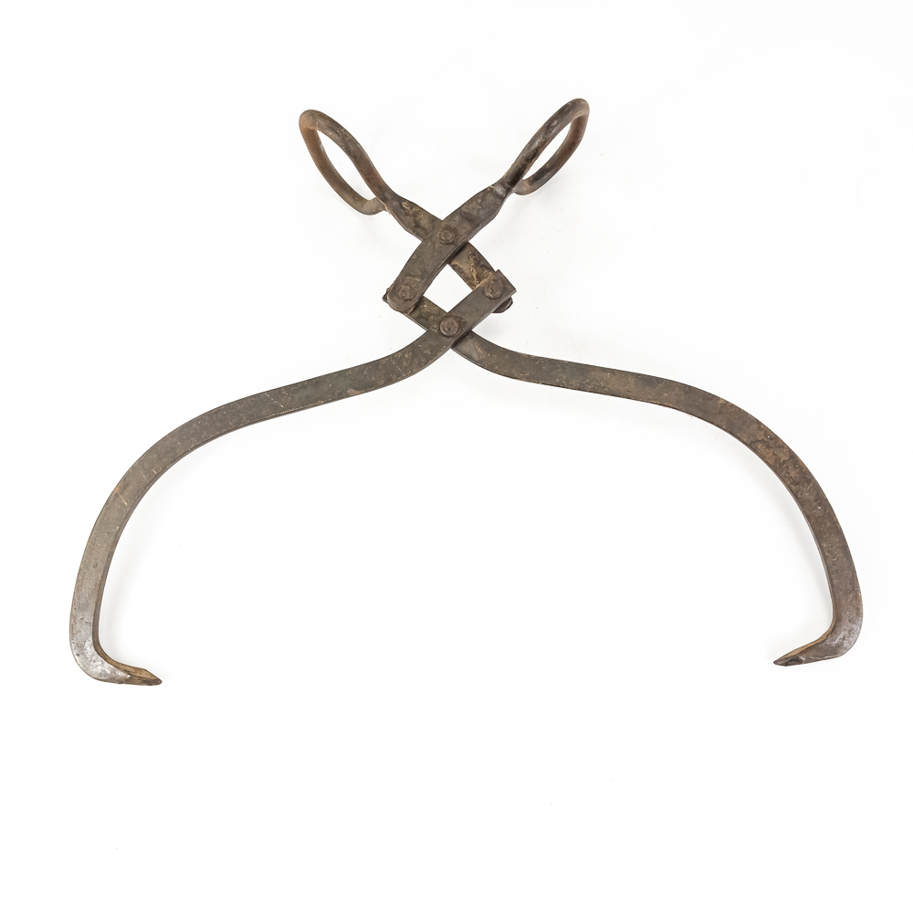 (4) Antique Ice Tongs/Hay Bale Lifters