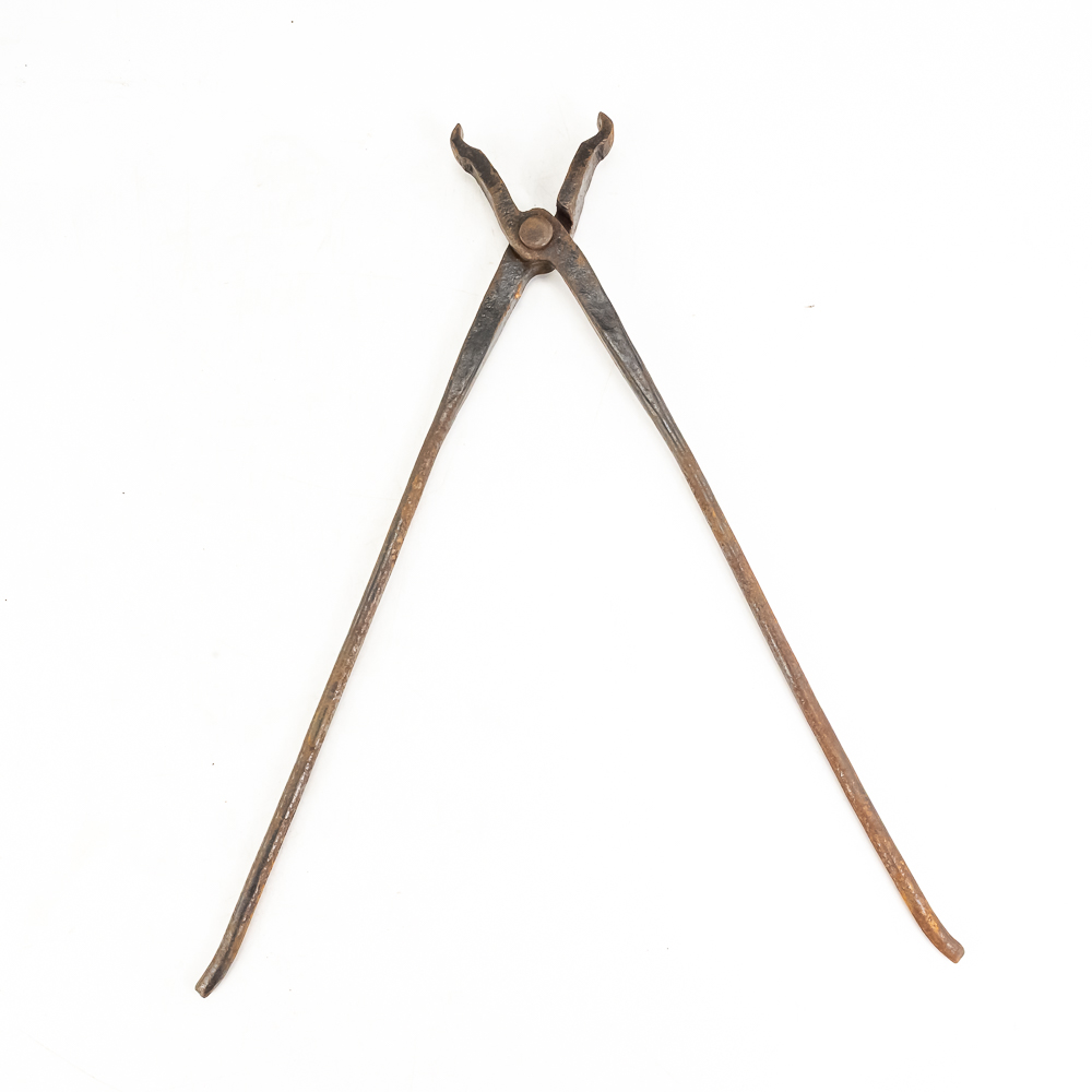 (5) Hand-Forged Blacksmith Tongs & Tools