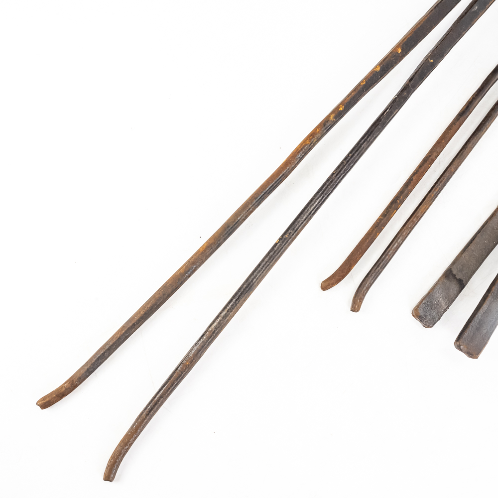 (5) Hand-Forged Blacksmith & Farrier Tongs