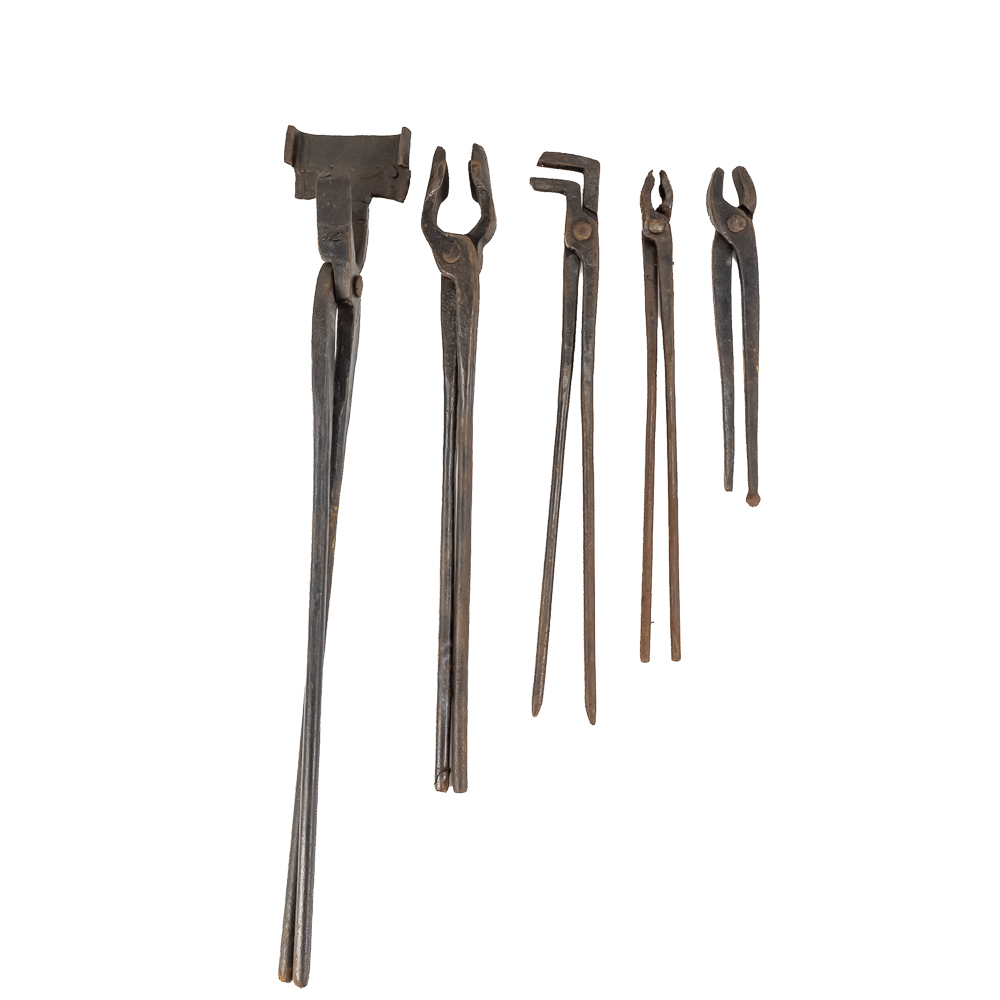 (5) Hand-Forged Blacksmith & Farrier Tools