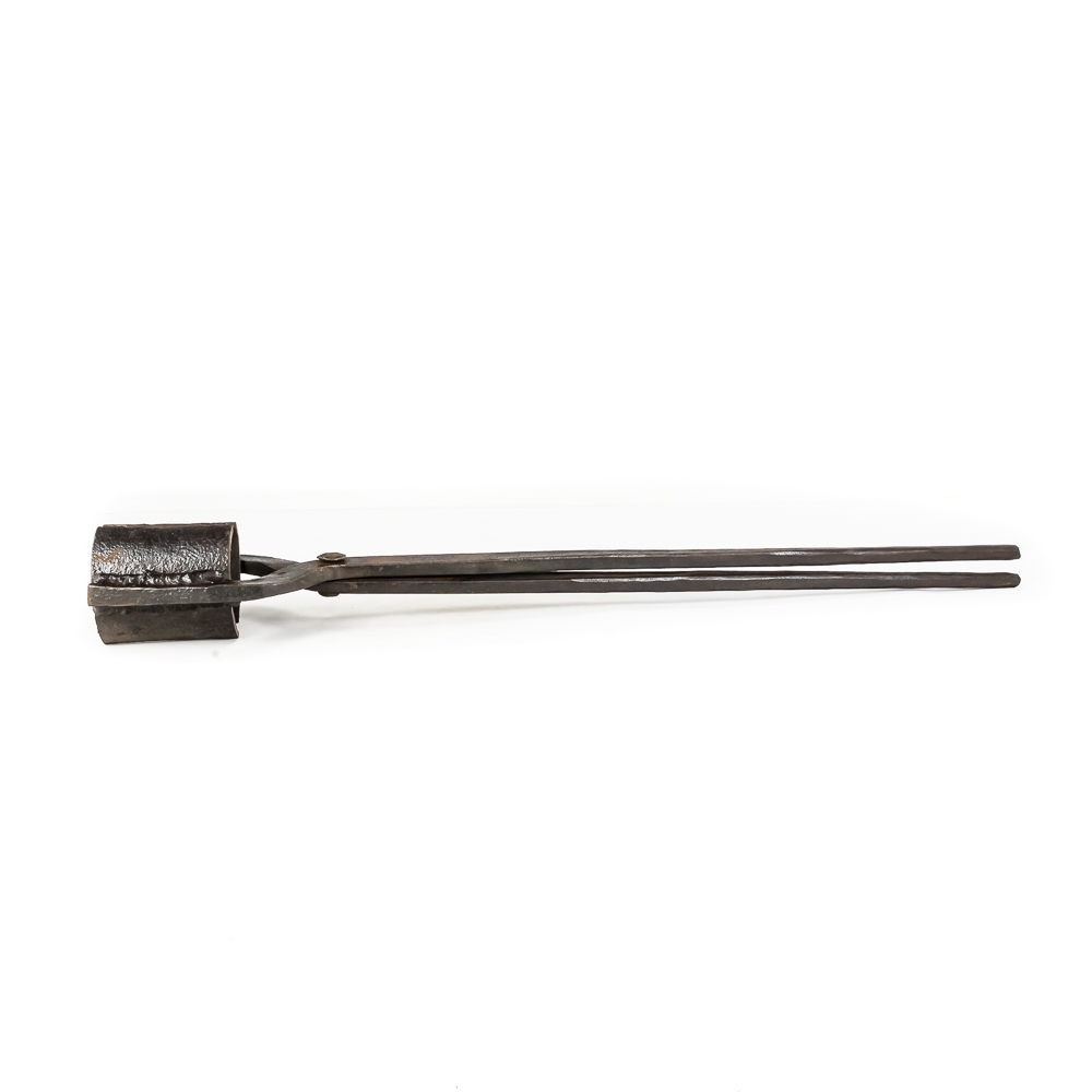 (1) Hand-Forged Custom Crucible Tongs