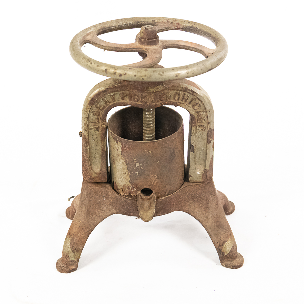Antique Albert Pick Cast Iron Kitchen Press