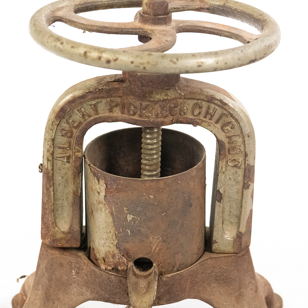 Antique Albert Pick Cast Iron Kitchen Press