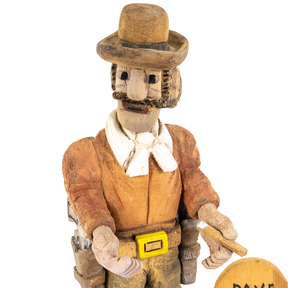 Hand-Carved Wooden Folk Art - David Mather