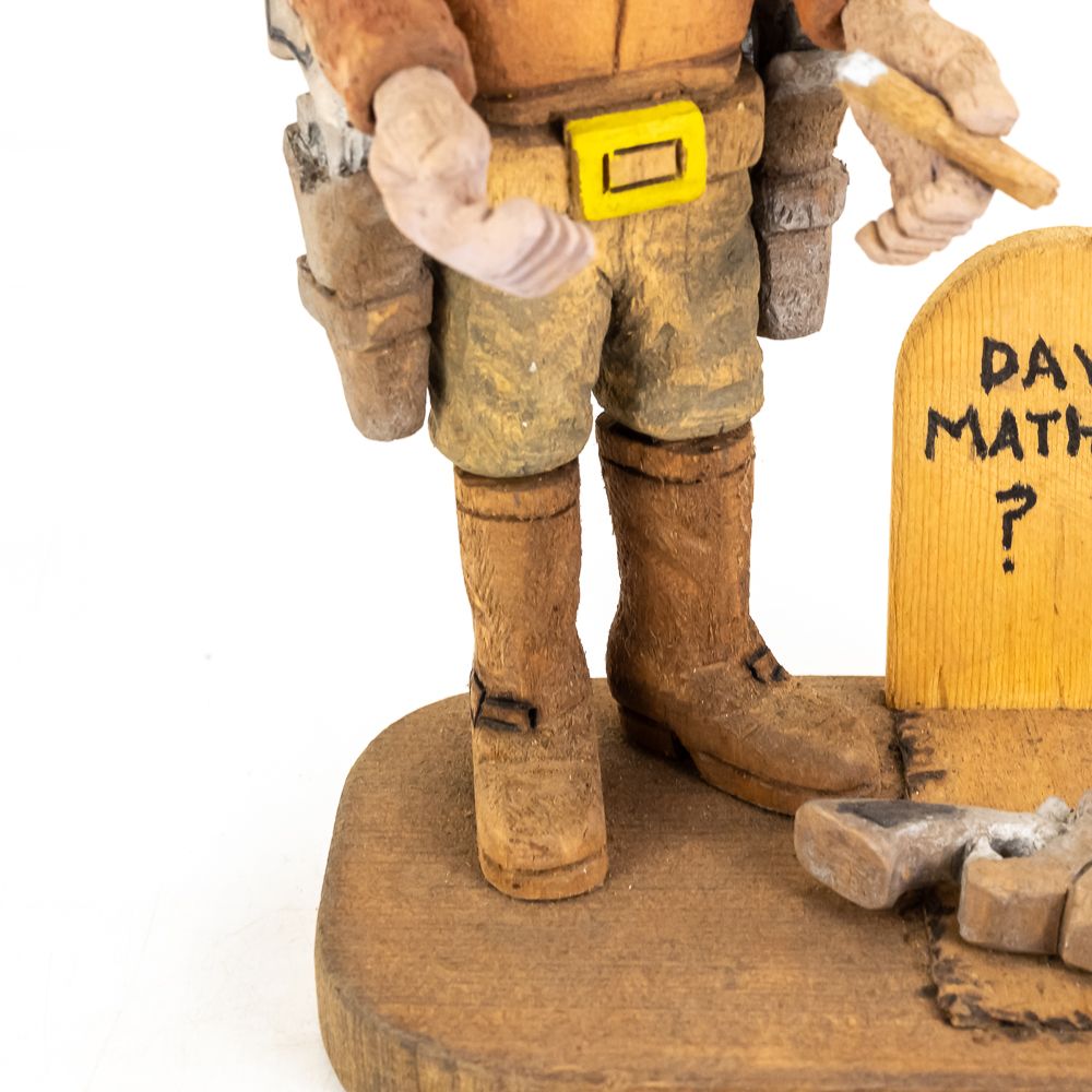 Hand-Carved Wooden Folk Art - David Mather