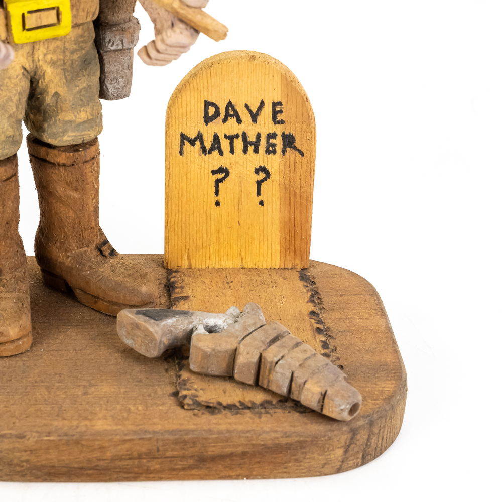 Hand-Carved Wooden Folk Art - David Mather