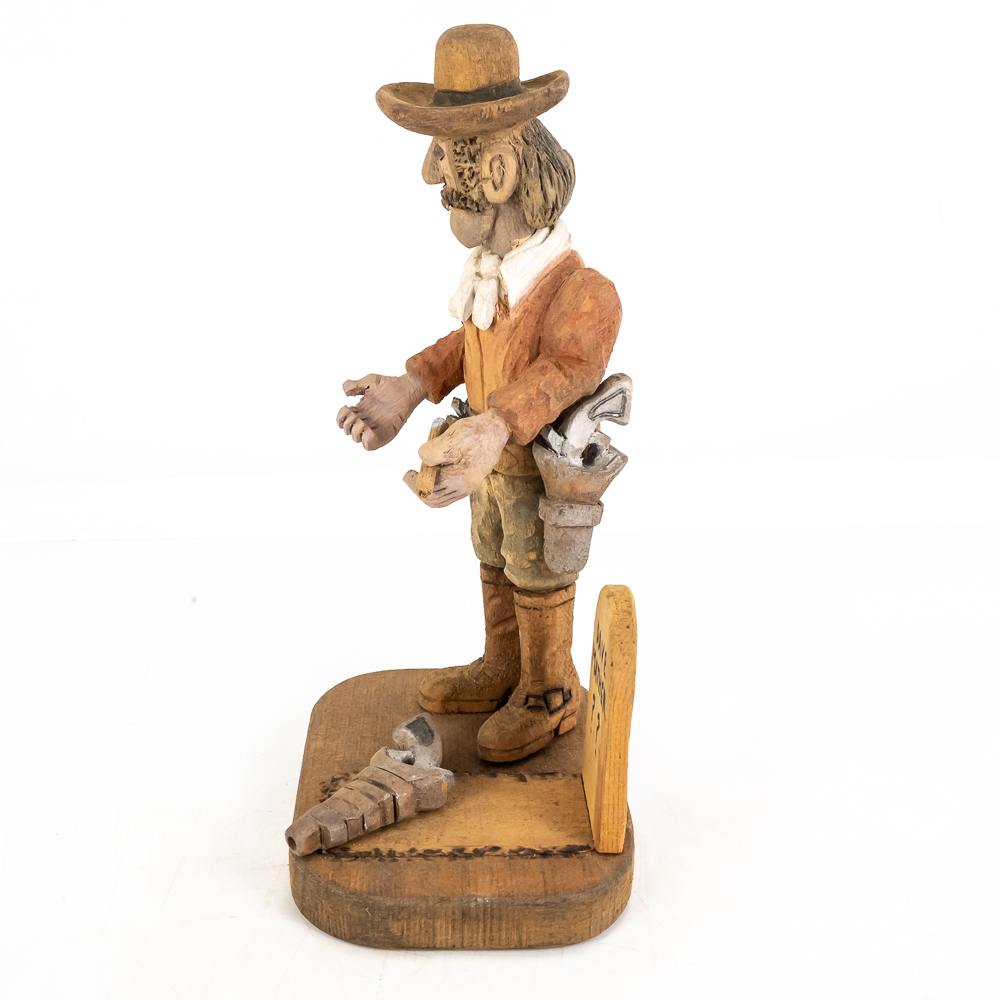 Hand-Carved Wooden Folk Art - David Mather