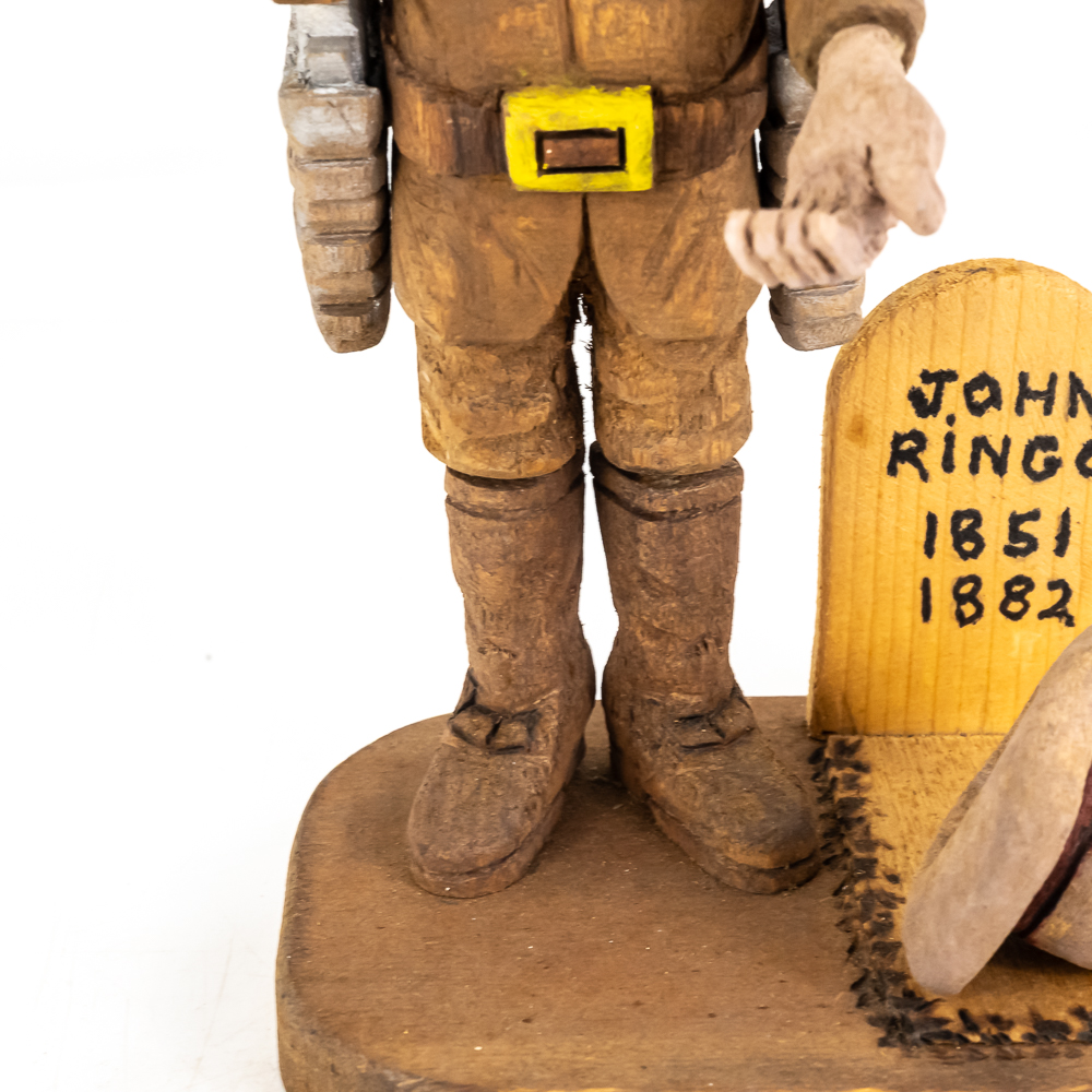 Hand-Carved Wooden Folk Art - John Ringo