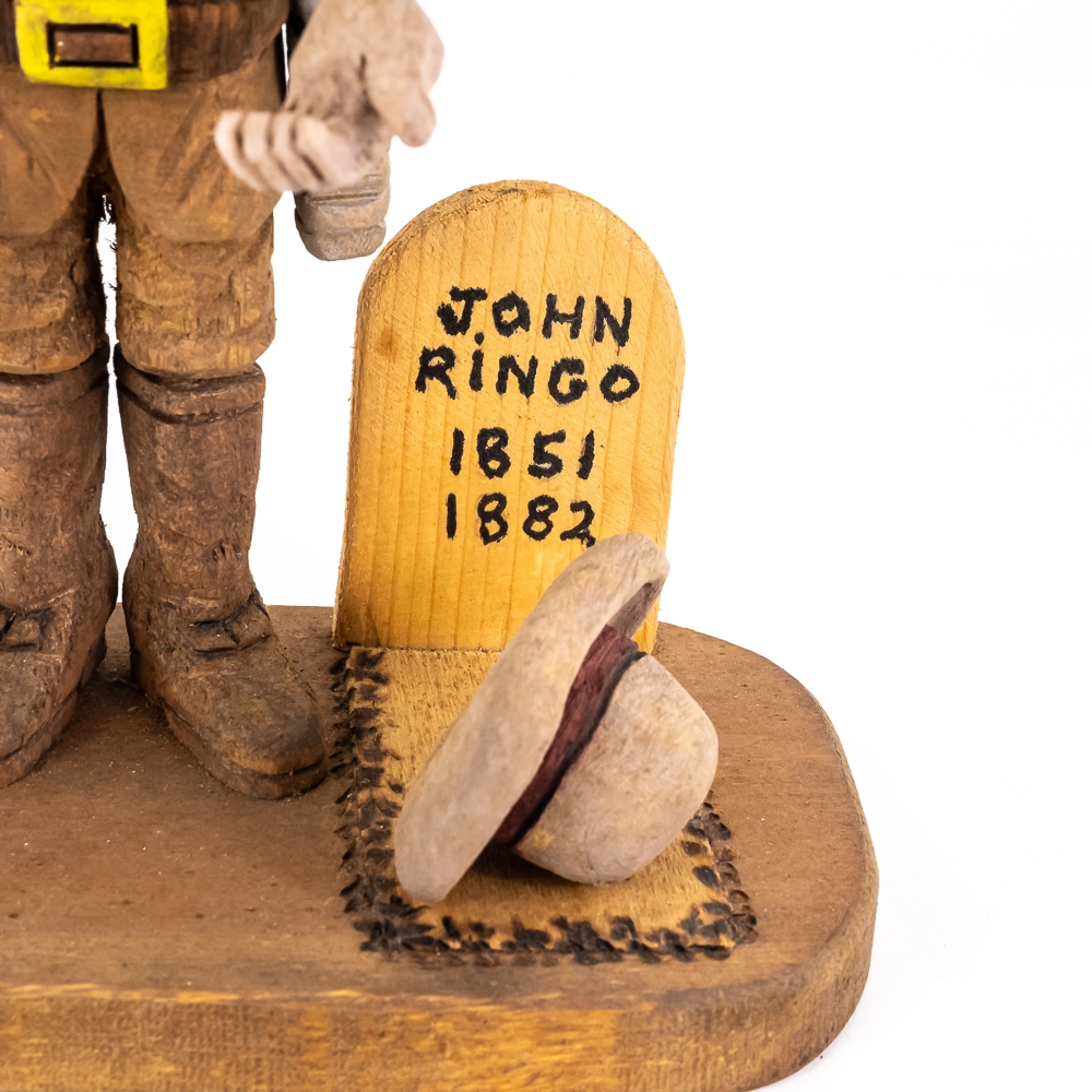Hand-Carved Wooden Folk Art - John Ringo