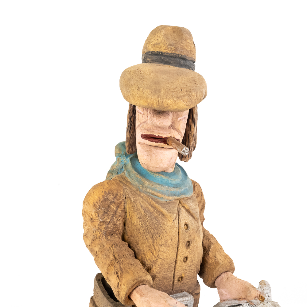 Hand-Carved Wooden Folk Art - Jim Gyp