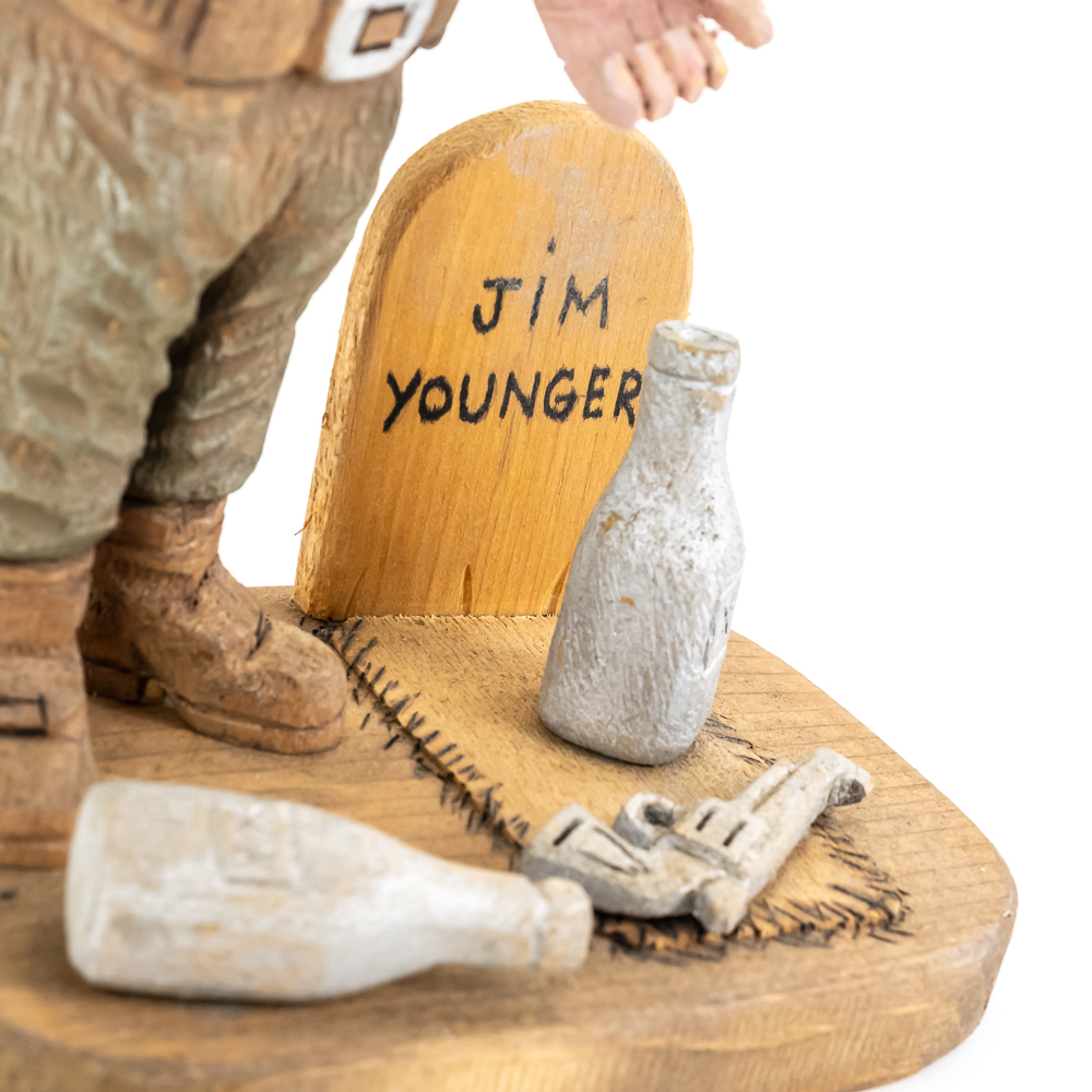Hand-Carved Wooden Folk Art - Jim Younger