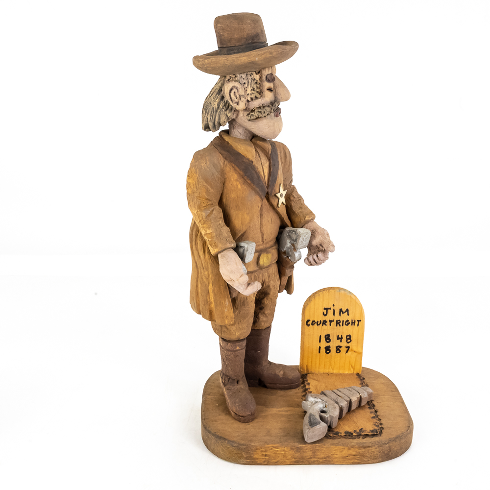 Hand-Carved Wooden Folk Art - Jim Courtright