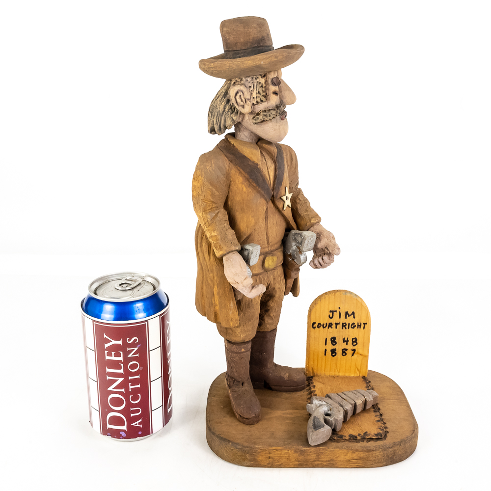 Hand-Carved Wooden Folk Art - Jim Courtright