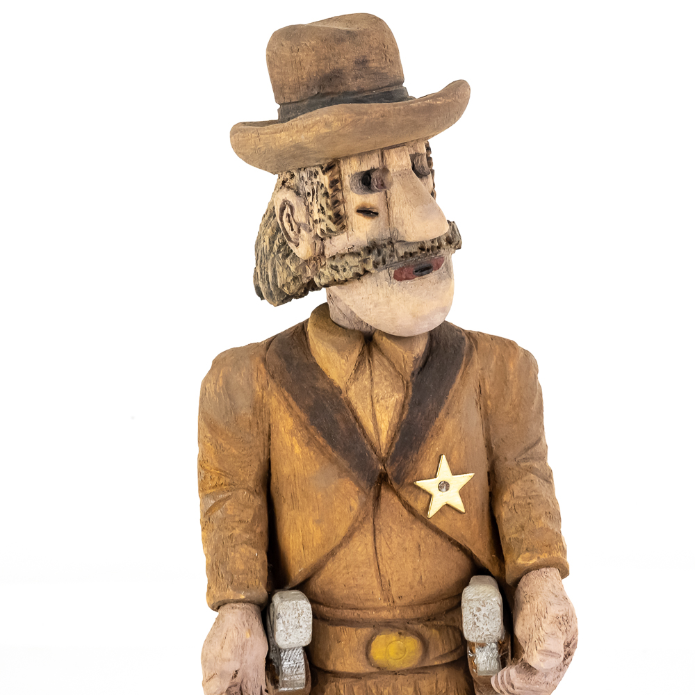 Hand-Carved Wooden Folk Art - Jim Courtright