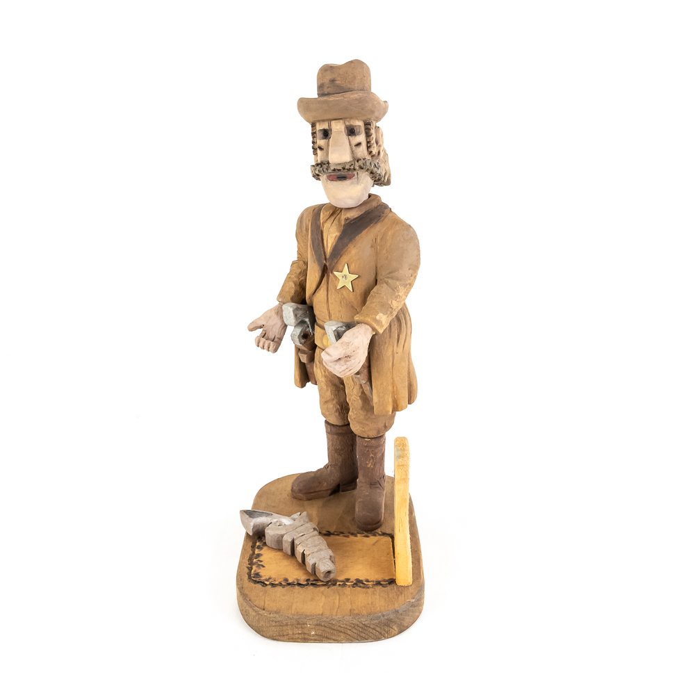 Hand-Carved Wooden Folk Art - Jim Courtright