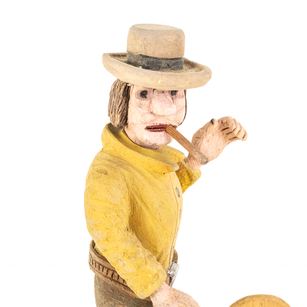 Hand-Carved Wooden Folk Art - Bud Dixon