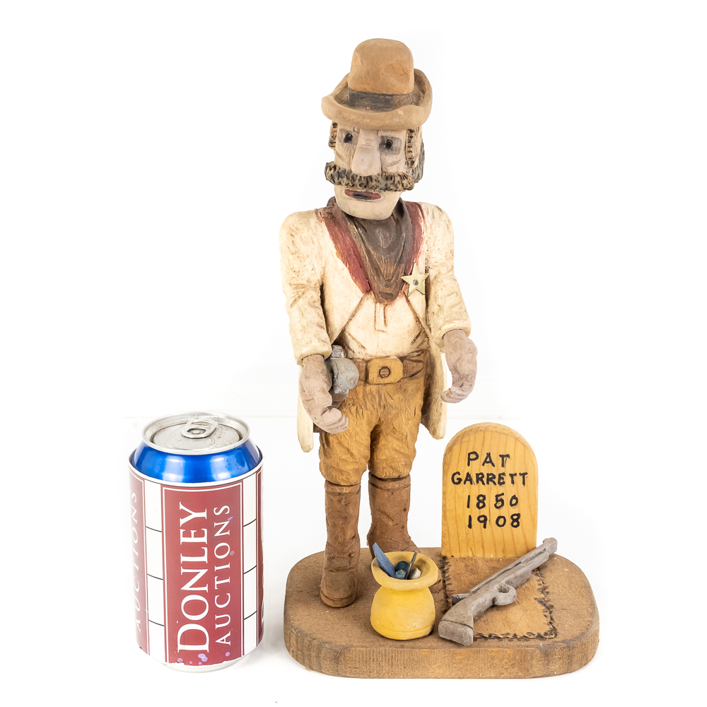 Hand-Carved Wooden Folk Art - Pat Garrett