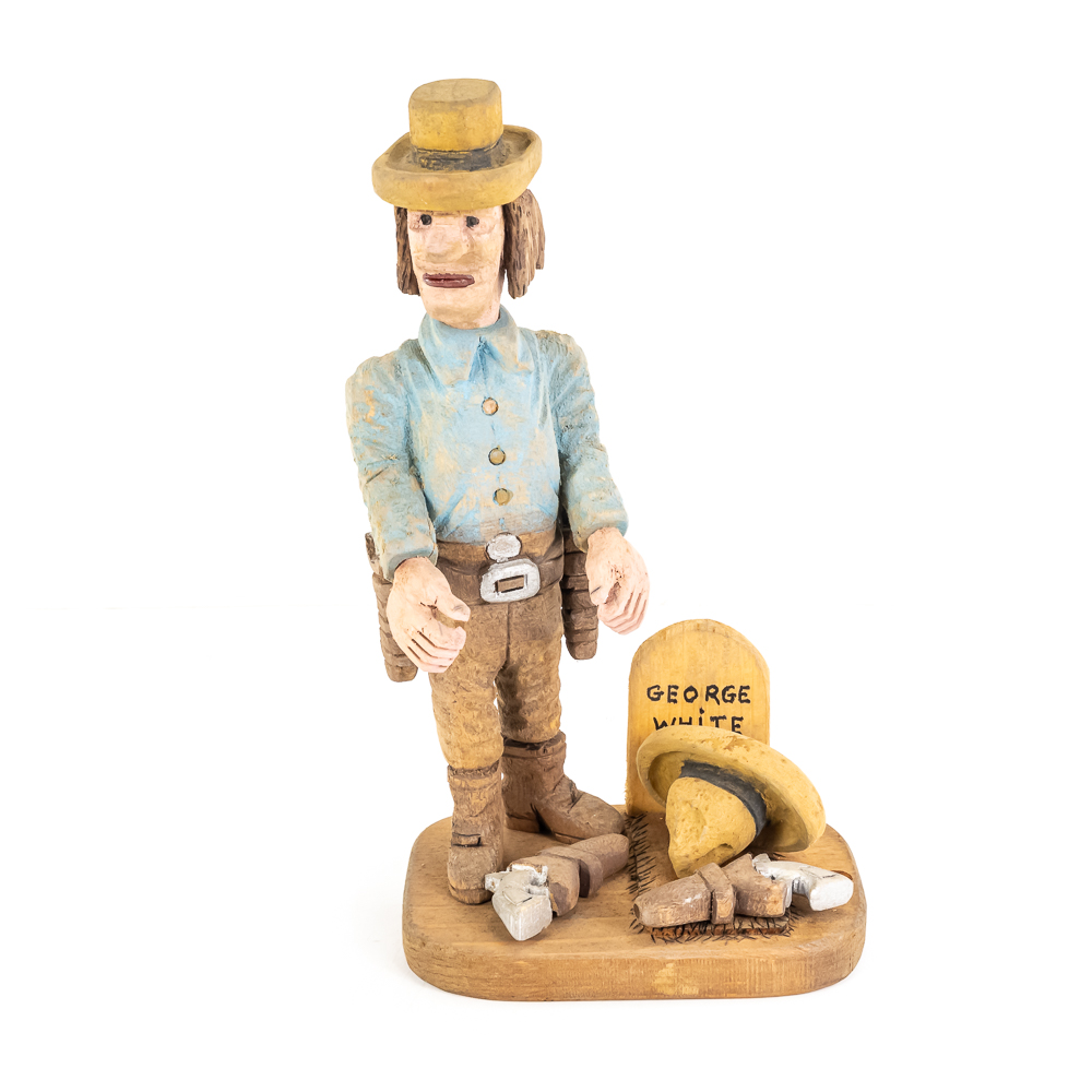 Hand-Carved Wooden Folk Art - George White
